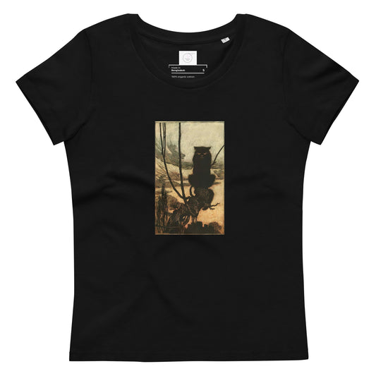 Cat Mood women's fitted eco tee