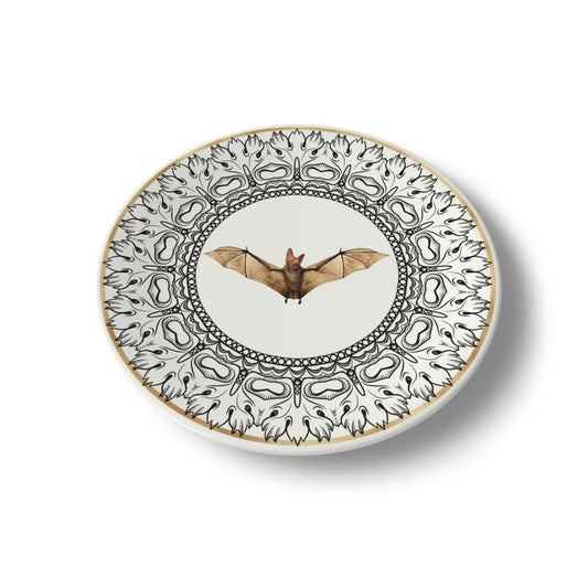 Batty Halloween China Plate