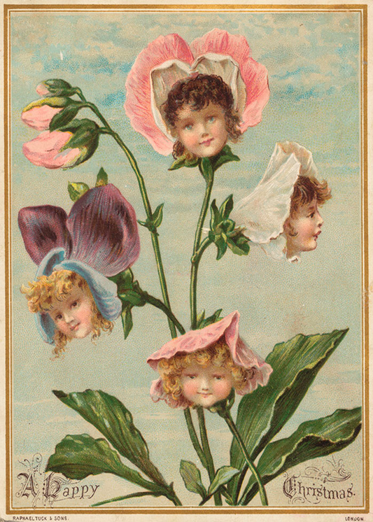 Flower Girls, The Creepy Victorian Christmas Card Series